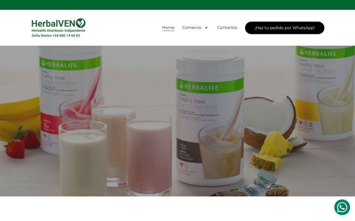 Kuvakaappaus sivustosta herbalven.com