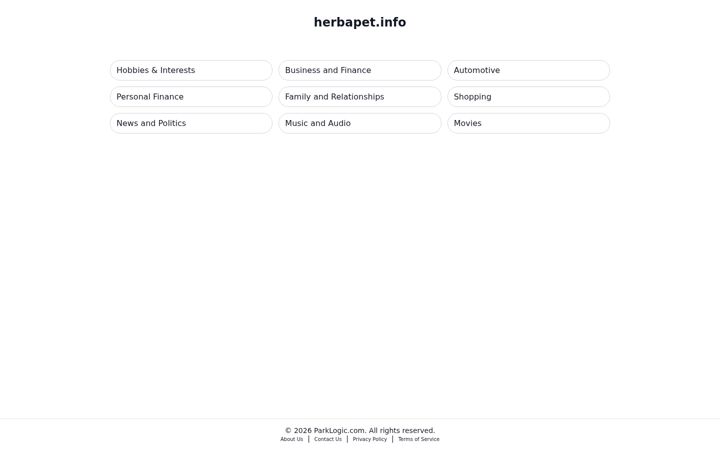 Screenshot of herbapet.info
