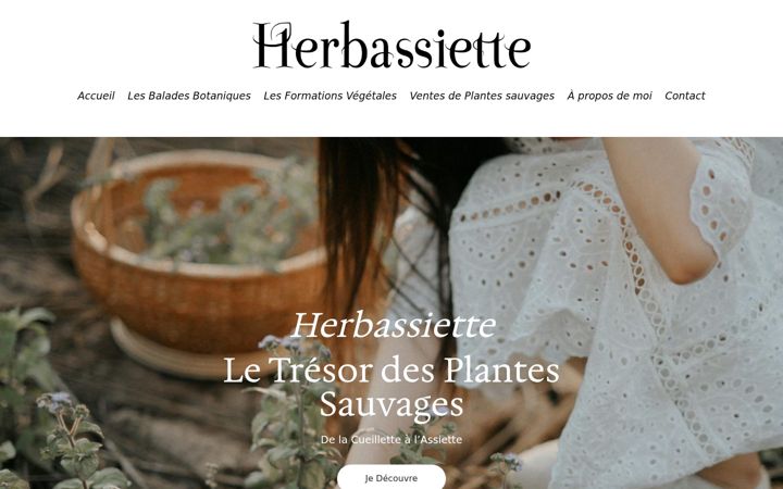 Screenshot of herbassiette.com