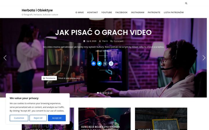Screenshot of herbataiobiektyw.pl