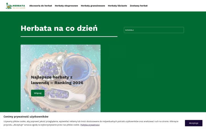 Screenshot of herbatanacodzien.pl