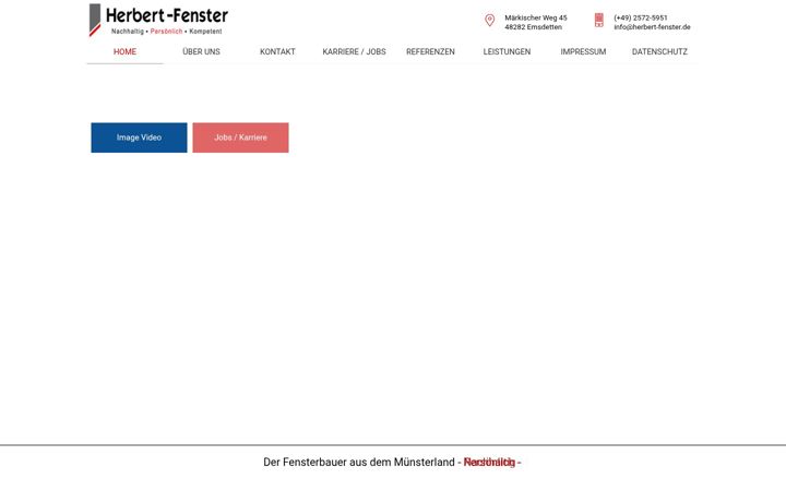 Screenshot of herbert-fenster.de