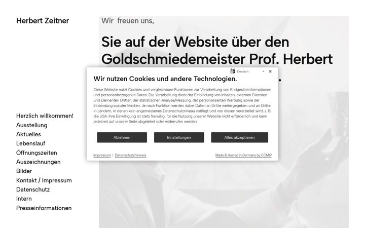Screenshot of herbert-zeitner.com