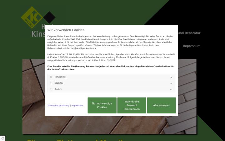 Screenshot of herbertkinscherf.de
