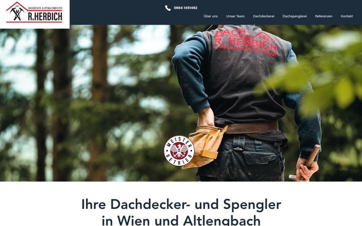 Screenshot van herbich.at