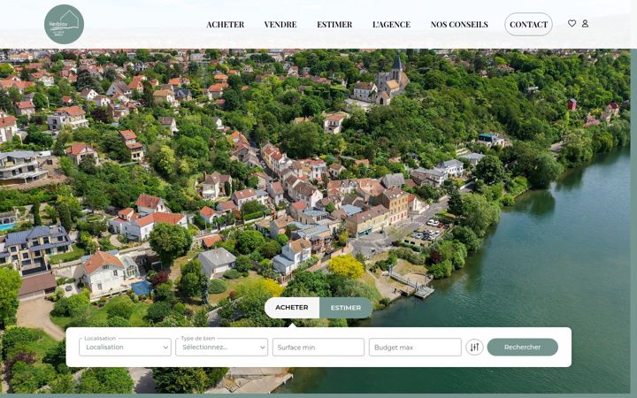 Screenshot of herblay-immobilier.fr