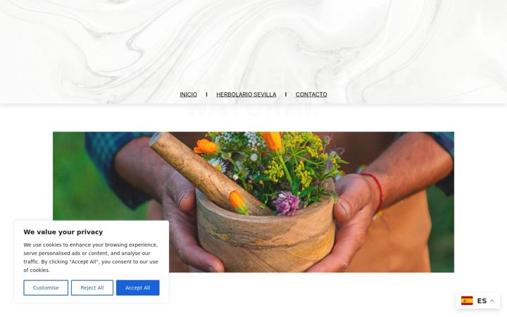 Screenshot of herbolarionaturalonline.com