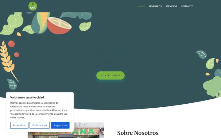 Screenshot of herboristeriaana.com
