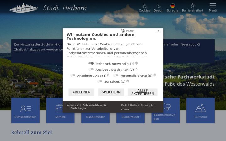 Screenshot of herborn.de