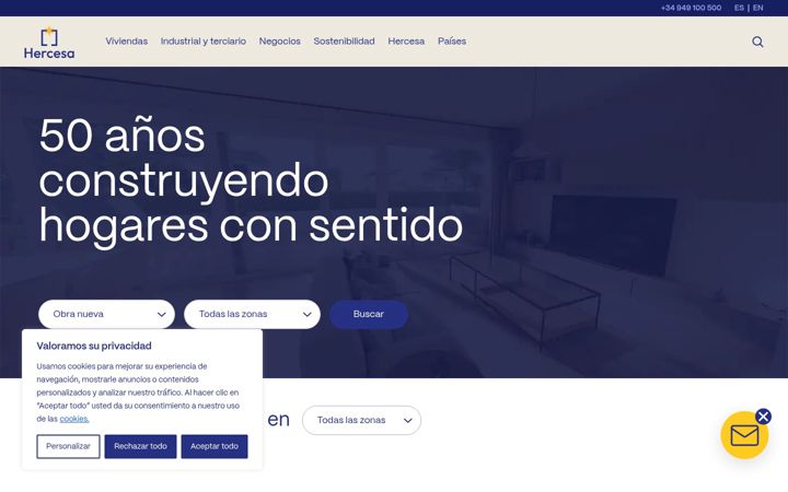 Screenshot of hercesa.com