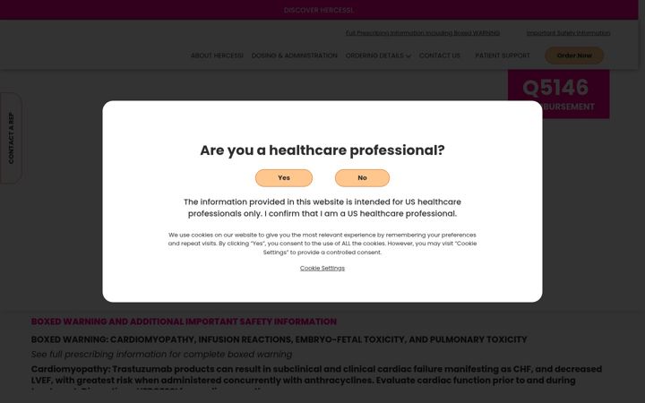 Screenshot of hercessihcp.com