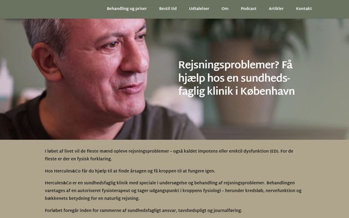 Screenshot of herculesogco.dk