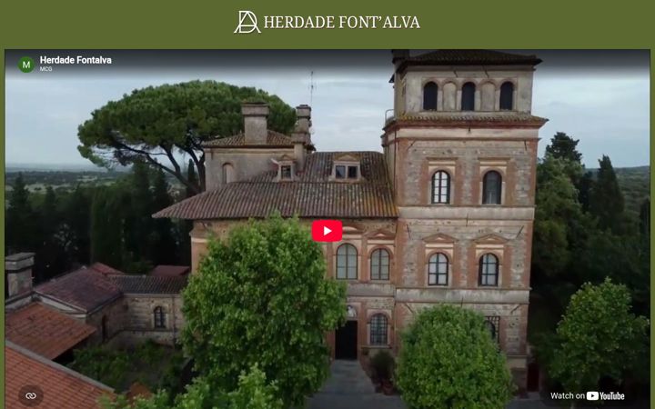 Screenshot of herdadefontalva.pt