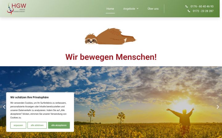 Screenshot of herdecker-gesundheitswerkstatt.de