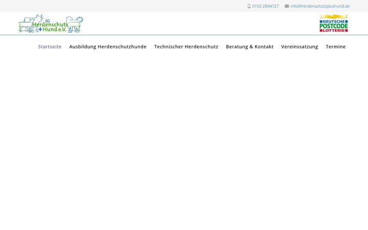 Screenshot of herdenschutzplushund.de