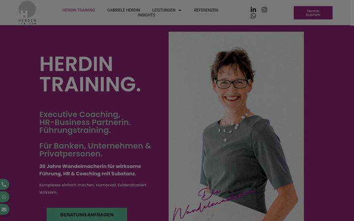 Screenshot of herdin-training.de