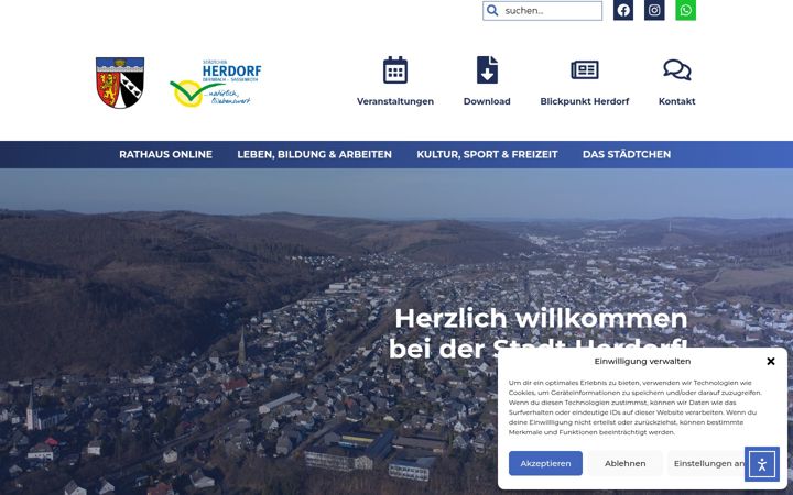 Screenshot of herdorf.de