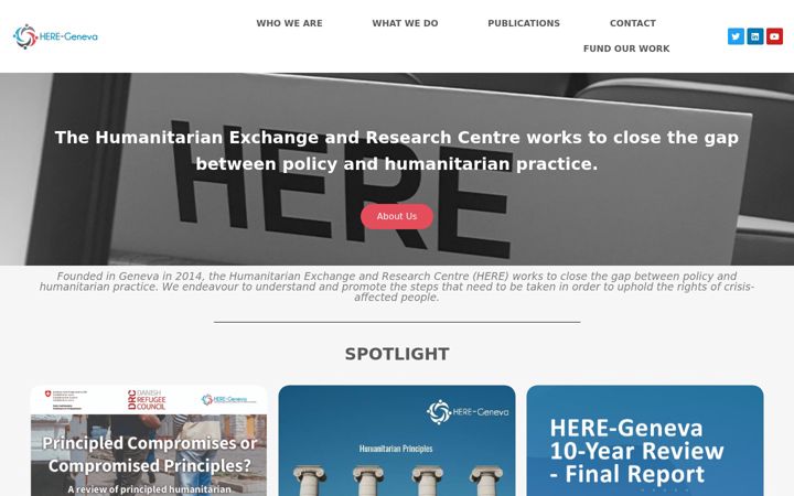 Screenshot of here-geneva.org