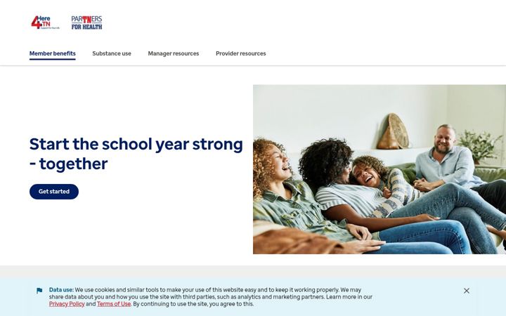 Screenshot of here4tn.com