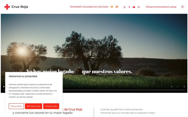 Screenshot of heredarunmundomejor.org