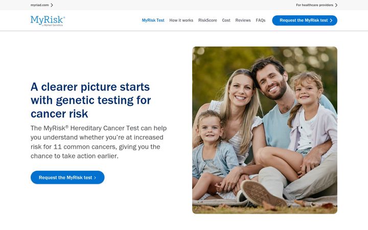 Screenshot of hereditarycancerquiz.com