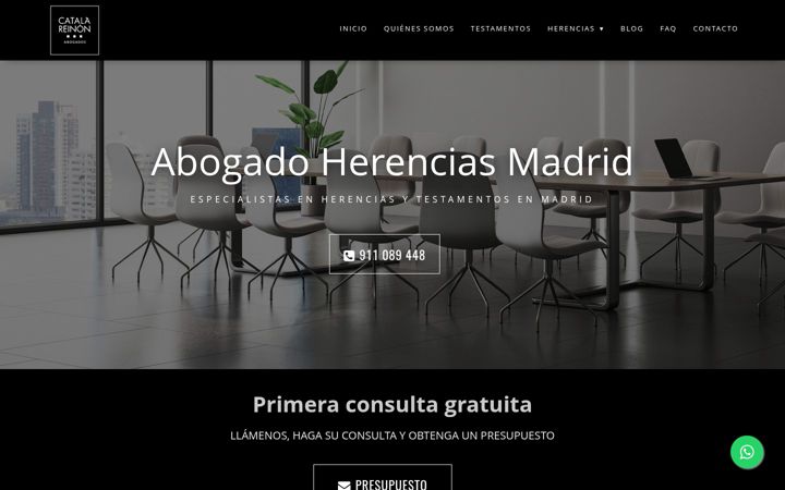 Screenshot of herenciamadrid.es