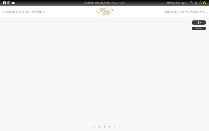 Screenshot of herend.com