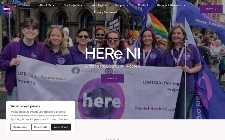 Screenshot of hereni.org