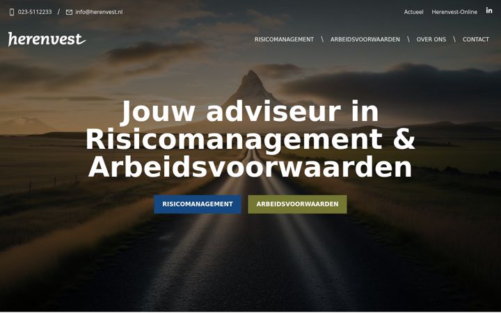 Screenshot of herenvest.nl