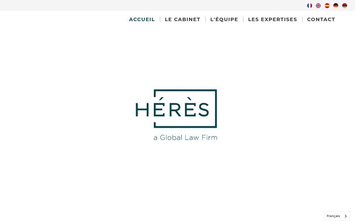 Screenshot of hereslegal.com