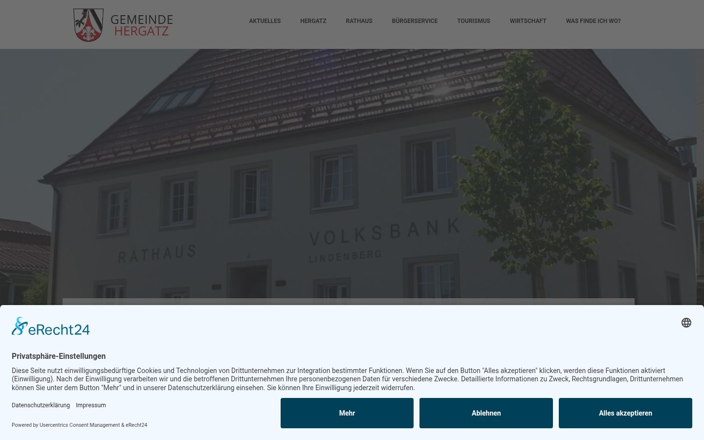 Screenshot tal-banner tal-kunsens muri qabel kwalunkwe interazzjoni