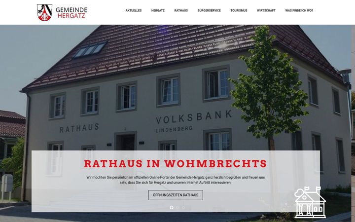 Screenshot of hergatz.de