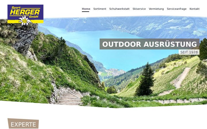 Screenshot of herger-sport.ch