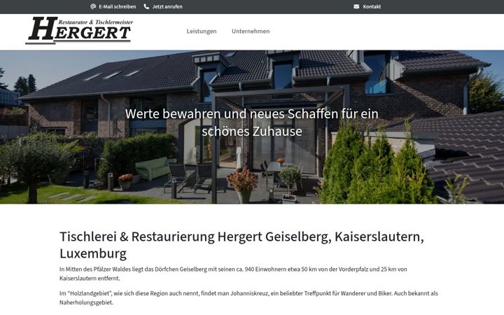 Screenshot of hergert-geiselberg.de