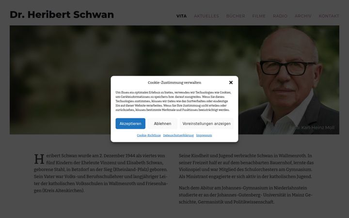 Screenshot of heribert-schwan.de