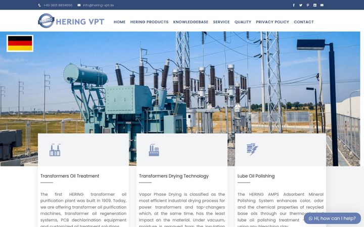 Screenshot of hering-vpt.com