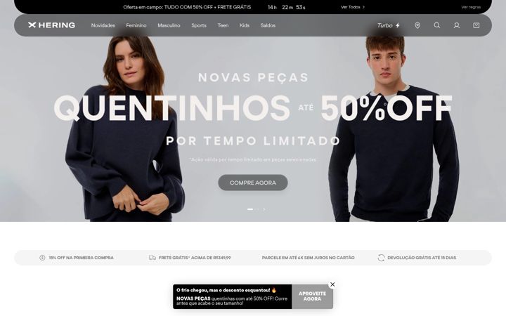Zrzut ekranu hering.com.br