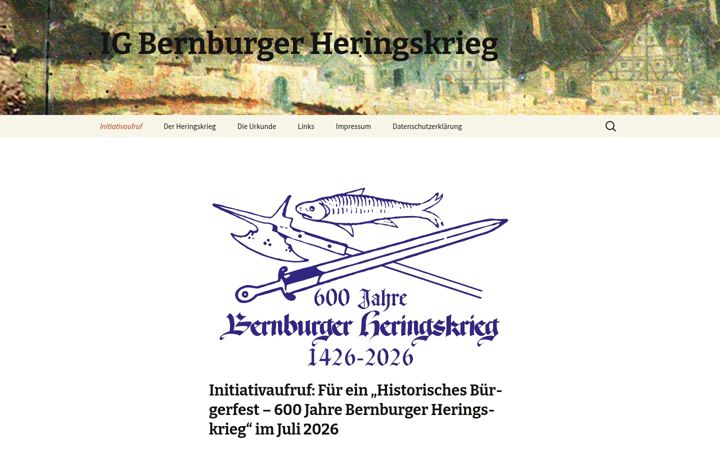 Screenshot of heringskrieg.de
