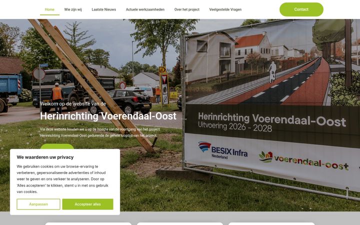 Screenshot of herinrichting-voerendaal-oost.nl