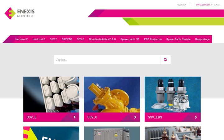 Screenshot of herinzet-enexis.nl