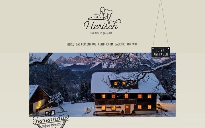 Screenshot of herisch.at