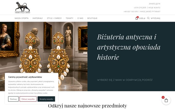 Screenshot of heritage2000.com
