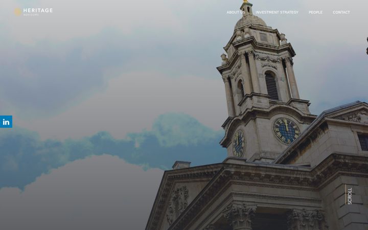 Screenshot of heritageadvisors.co.uk