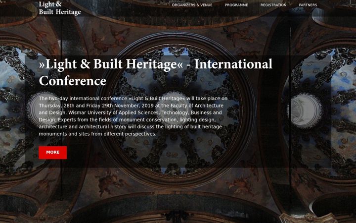 Screenshot of heritageandlight.org