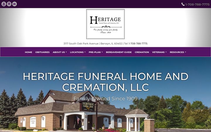 Screenshot of heritageberwyn.com