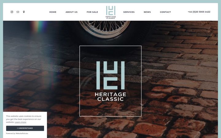 Screenshot of heritageclassic.com