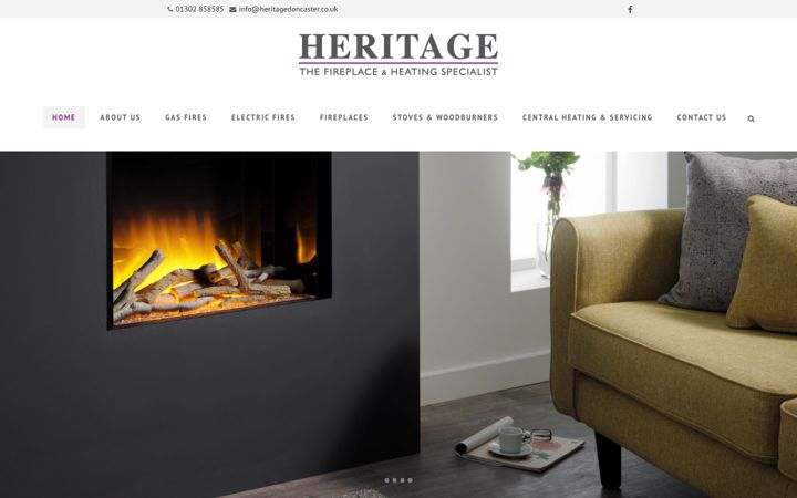 Screenshot of heritagedoncaster.co.uk