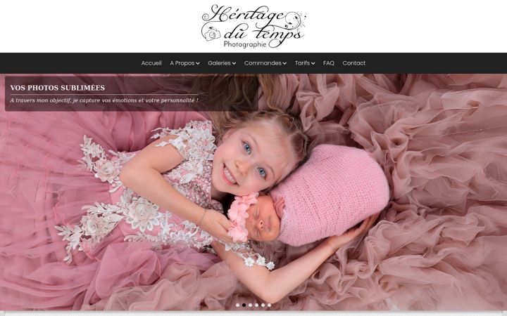 Screenshot of heritagedutemps.be