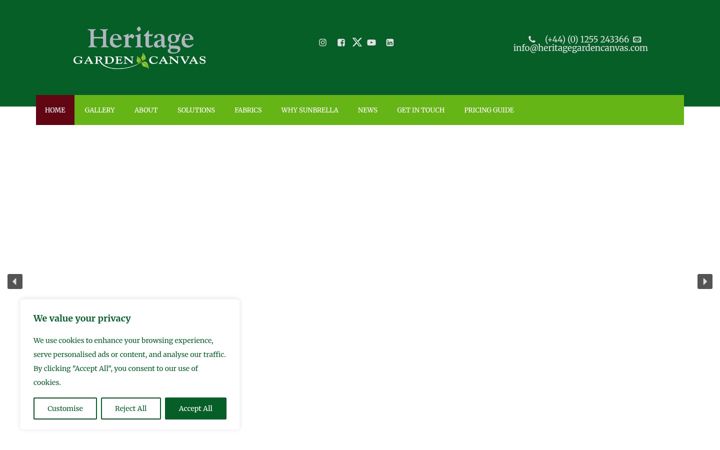 Screenshot of heritagegardencanvas.com
