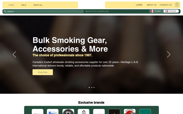 Screenshot of heritagelag.com